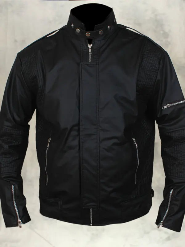 Daft Punk Leather Jacket Black