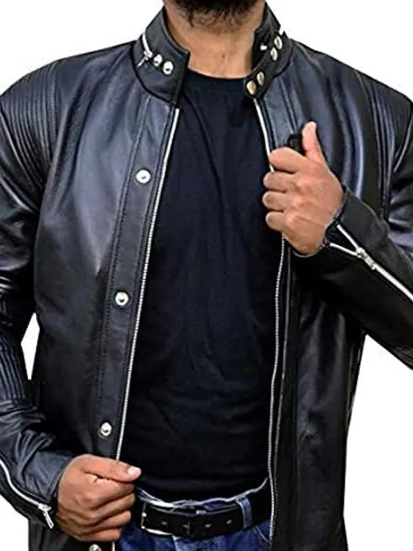 Daft Punk Leather Jacket Zip