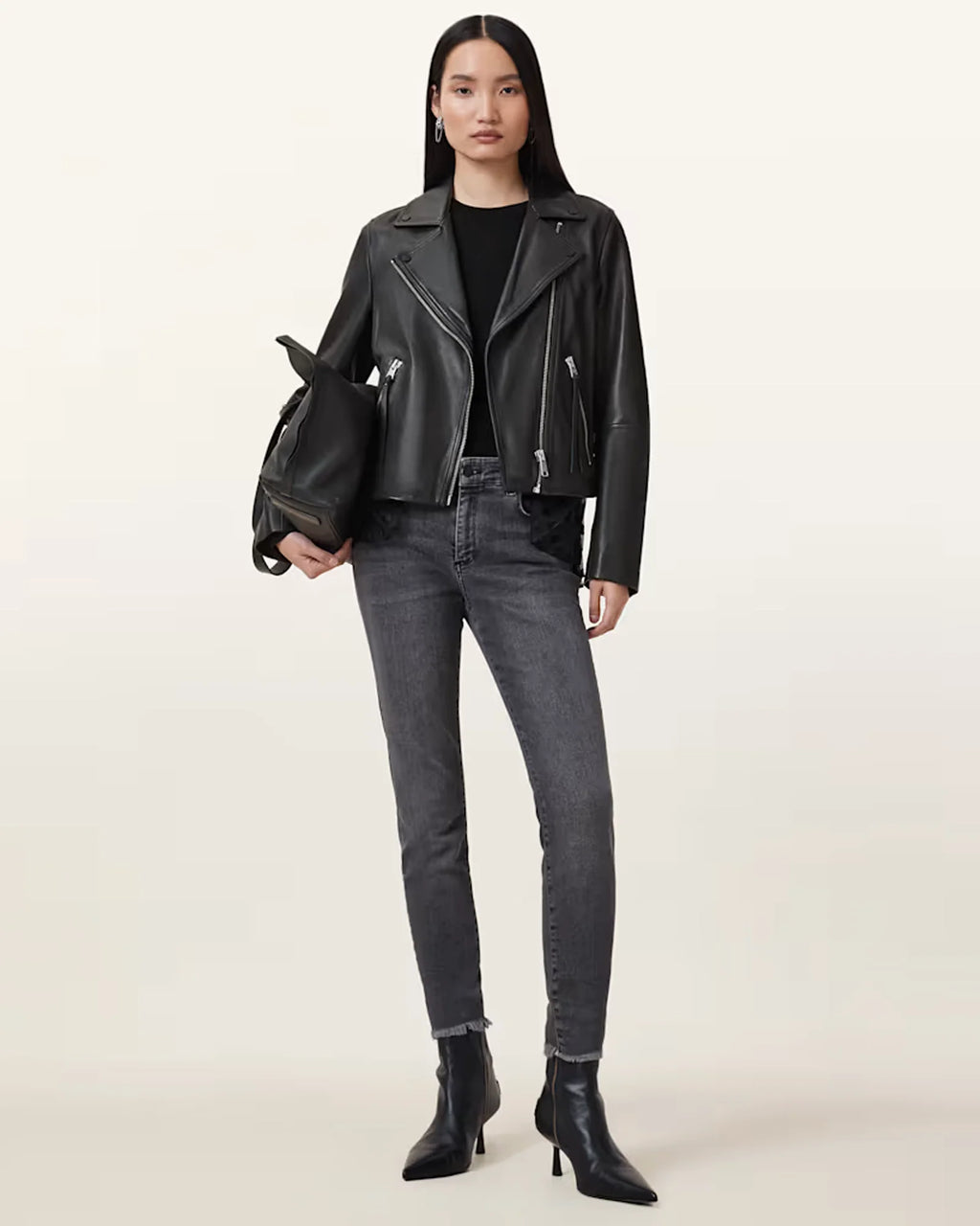 Dalby Leather Biker Jacket