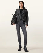 Dalby Leather Biker Jacket