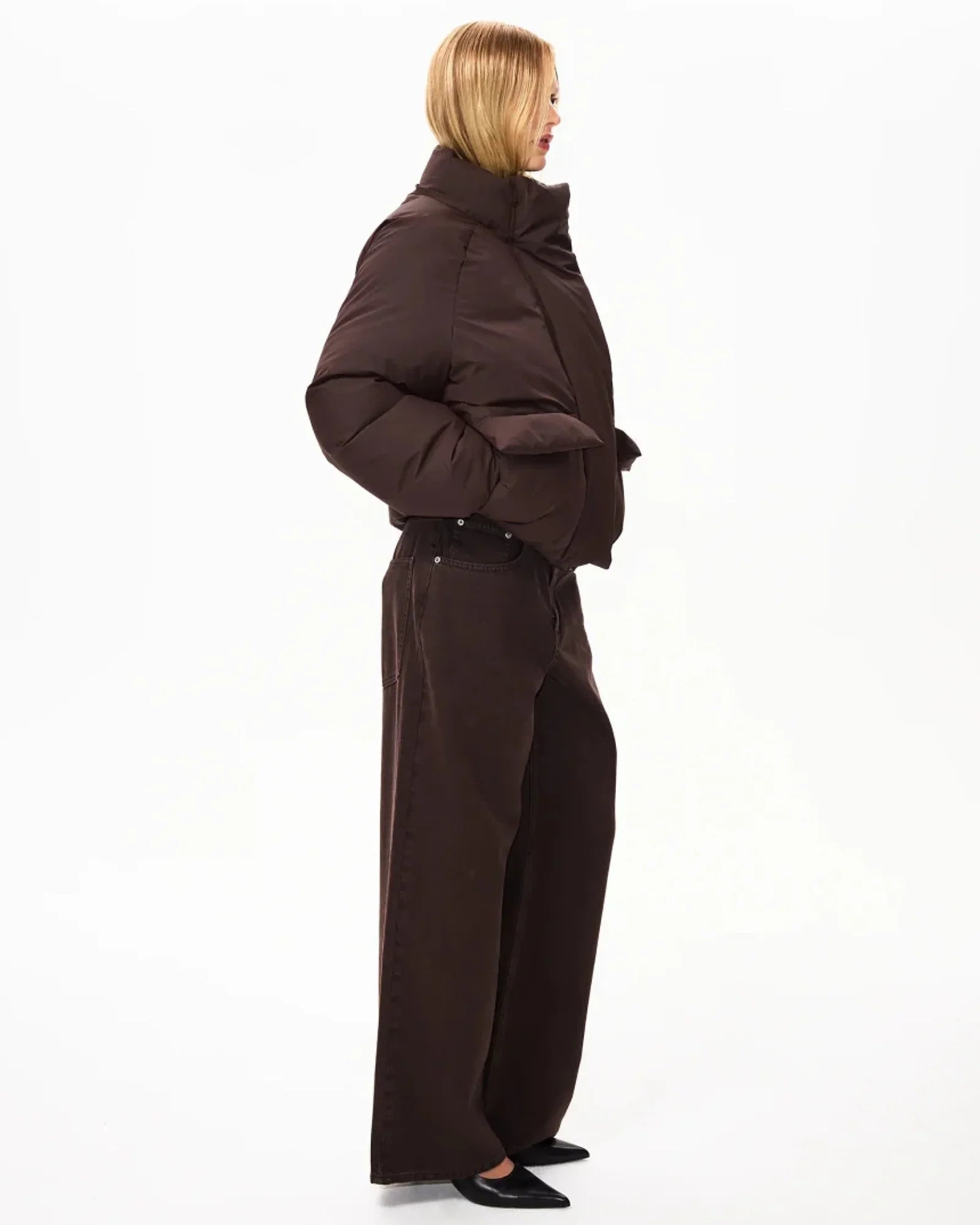 Dark-Brown-Khy-Puffer-Jacket