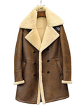 Dark-Brown-Shearling-Jacket-Suede