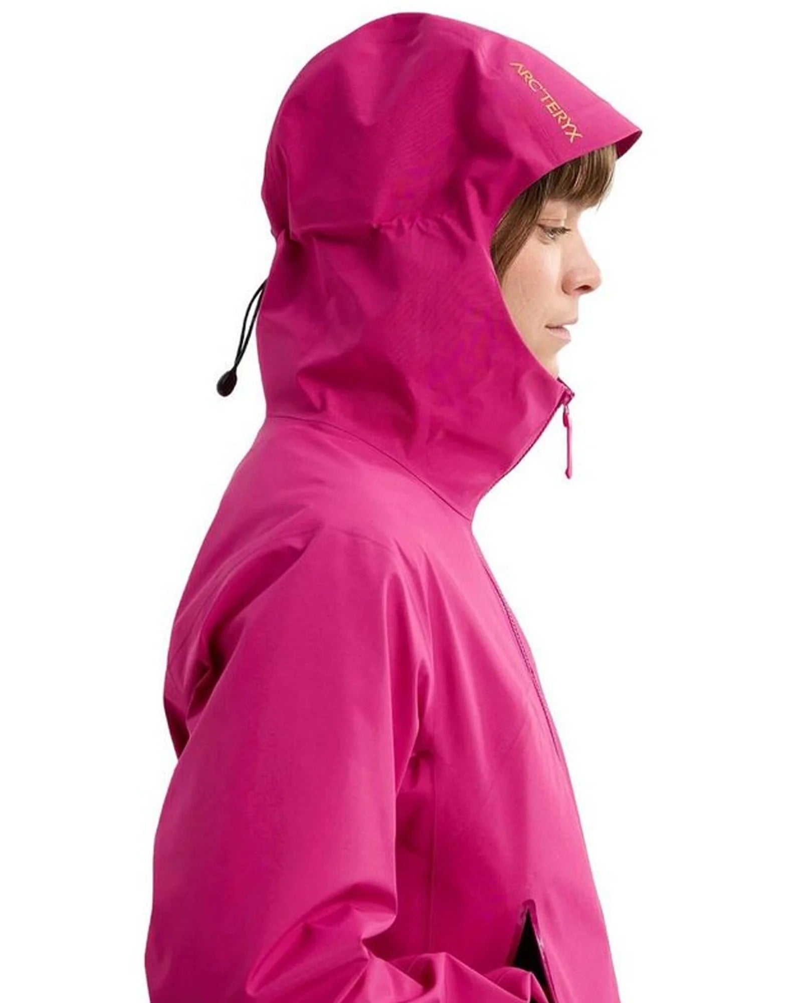 Dark-Pink-Arcteryx-Hooded-Jacket