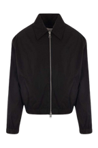 Casual Cotton Zipper Jacket Women, Black Zing Apparel