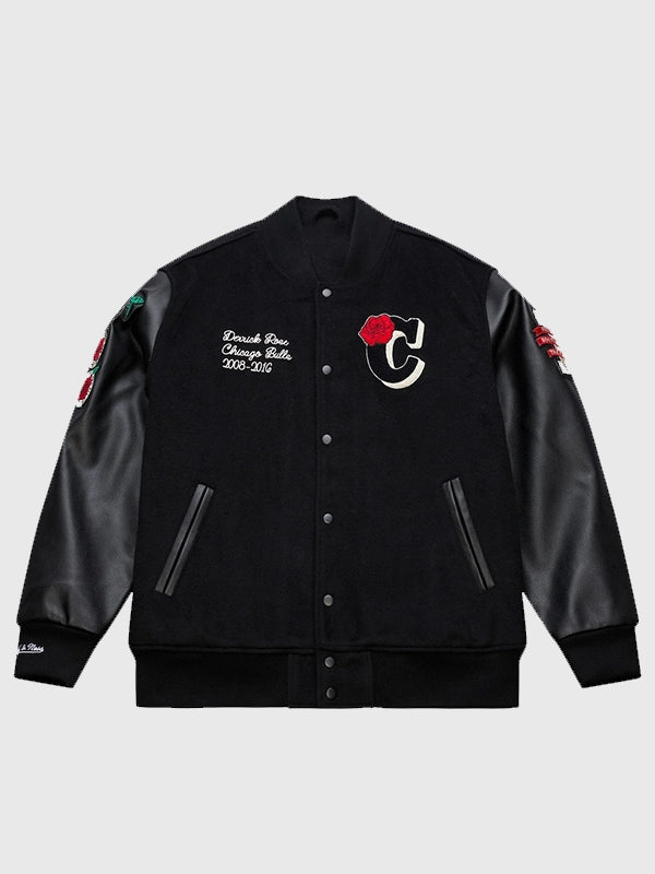 Derrick Rose Retirement 2026 Black Leather Jacket