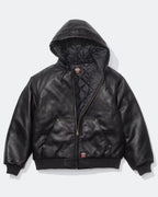Dickies-Supreme-Black-Leather-Jacket