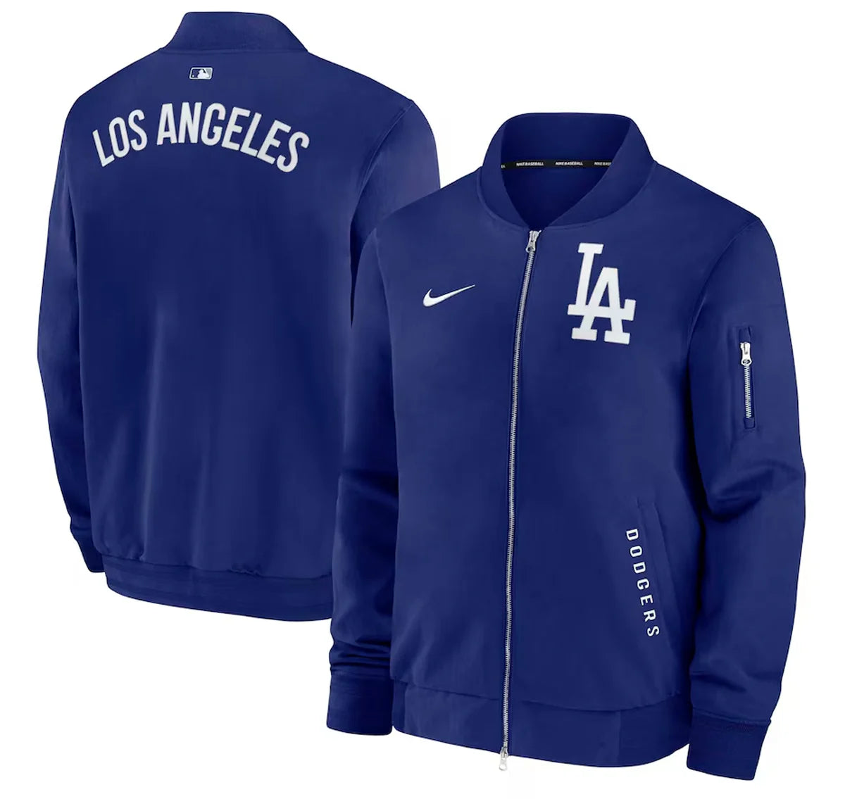 Dodgers Nike Bomber Jacket Blue
