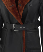 Double Breasted Shearling Jacket Buy