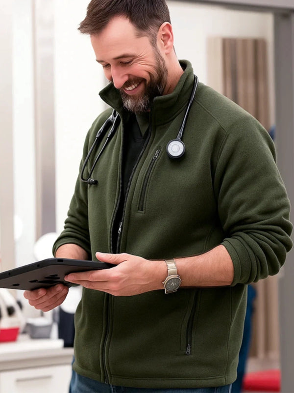 Dr-Michael-The-Pitt-S02-Green-Jacket