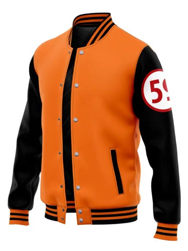 Dragon Ball Z Goku 59 Leather Jacket For Men And Women