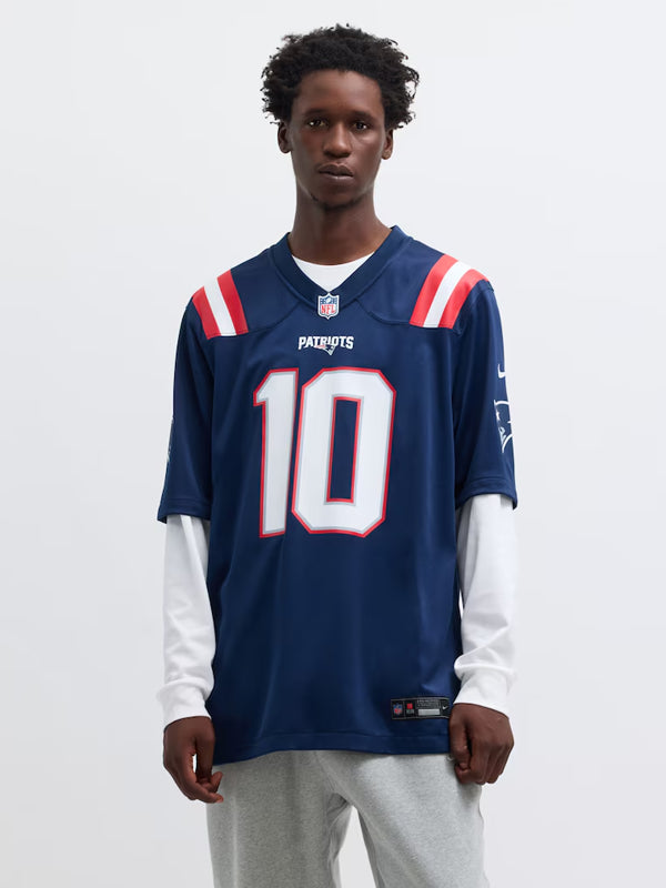 Drake-Maye-Patriots-Navy-Uniform