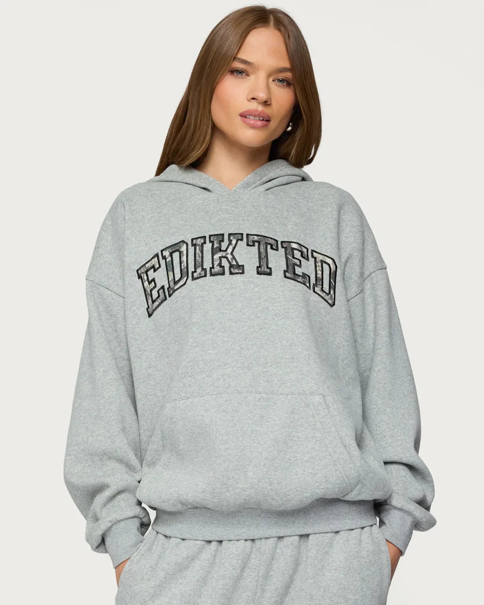 Edikted Camo Crush Hoodie