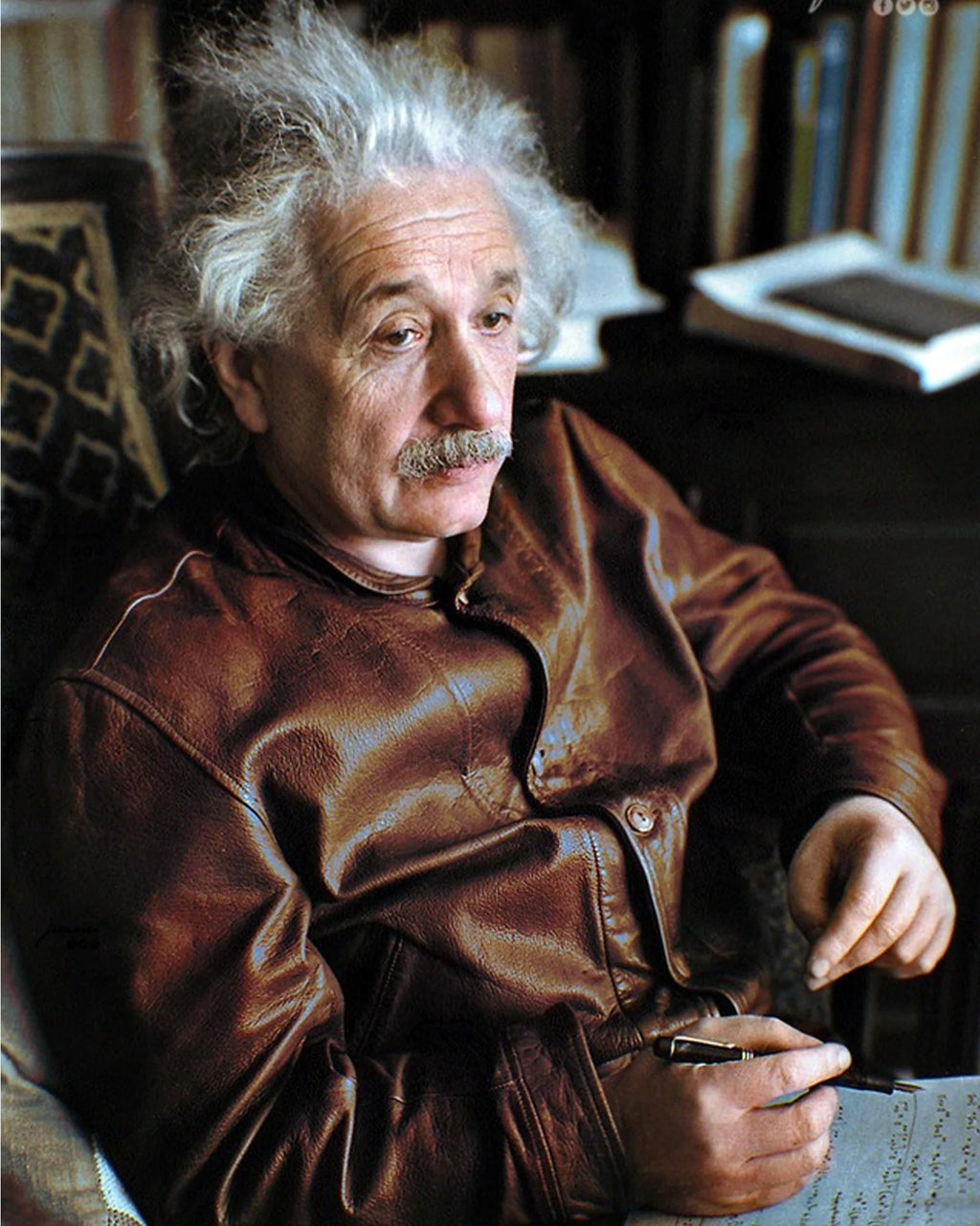 Einstein Leather Jacket