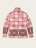 Elizabeth Bowen Resident Alien S4 Pink Plaid Shacket