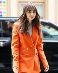 Emily-In-Paris-S03-Lily-Collins-Orange-Jacket