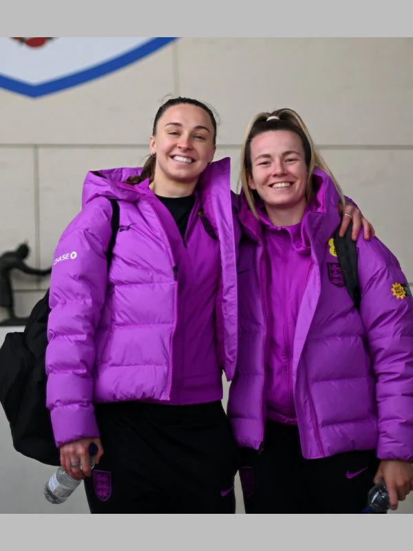 England Lionesses Nike Purple Puffer Jacket
