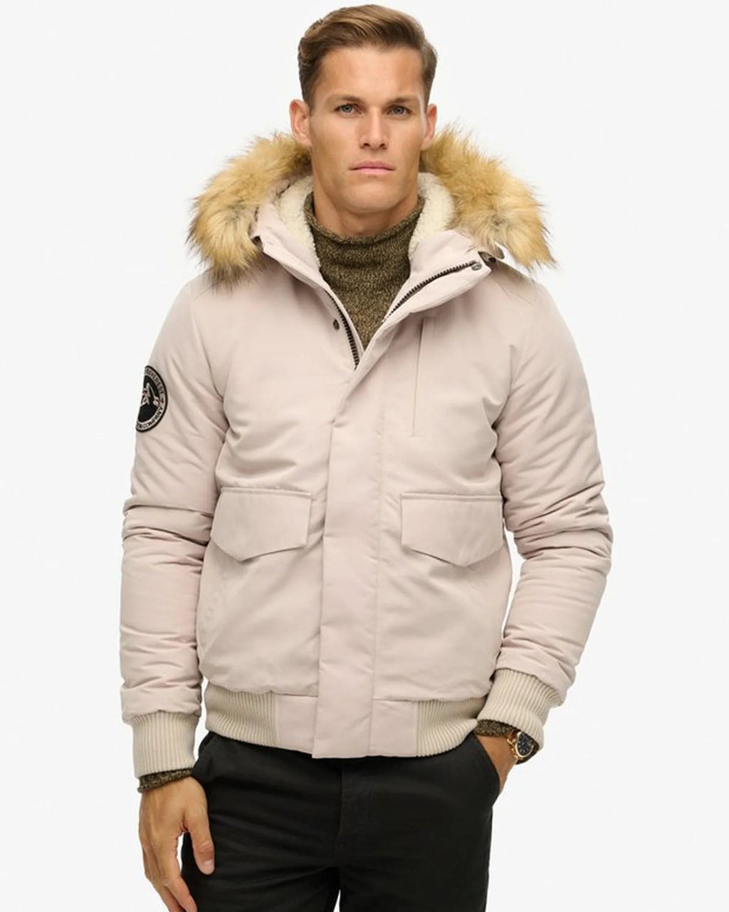 Everest-Hooded-Bomber-Beige-Jacket-Superdry