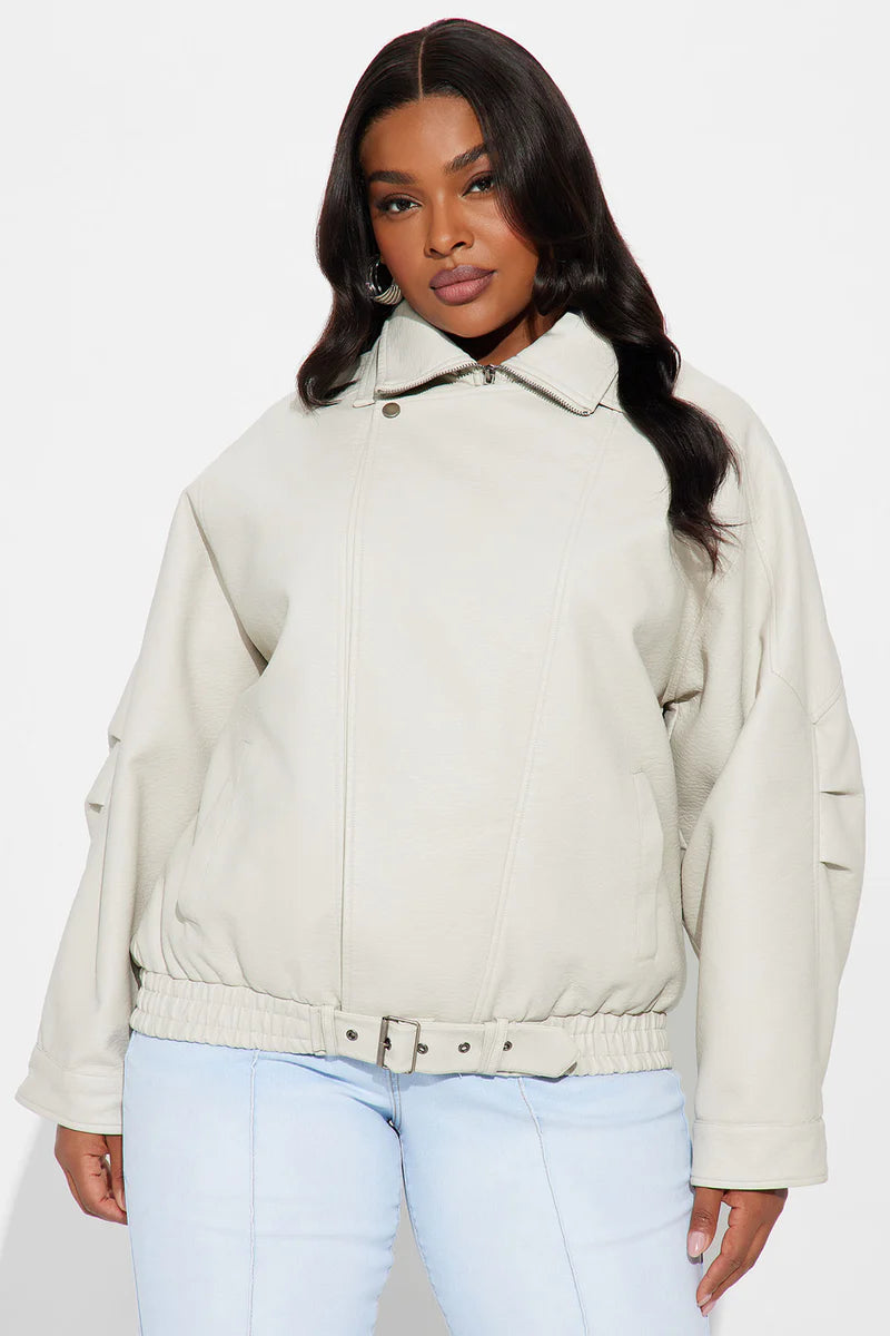 Fashion-Nova-Womens-Harlem-Faux-Leather-Moto-Jacket-Stone