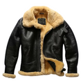 Flight-Pilot-Black-Leather-Shearling-Jacket