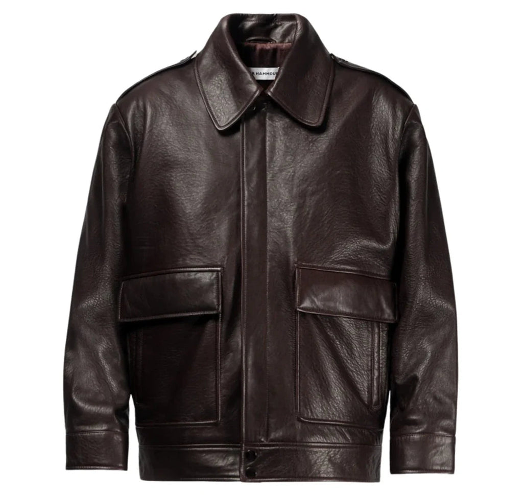 For_Sale_Nour_Hammour_Leather_Jacket_Drey