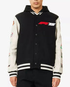 Formula-1-F175-Logo-Varsity-Black-Jacket