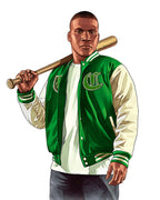 Franklin Clinton Grand Theft Auto V Green Jacket For Sale