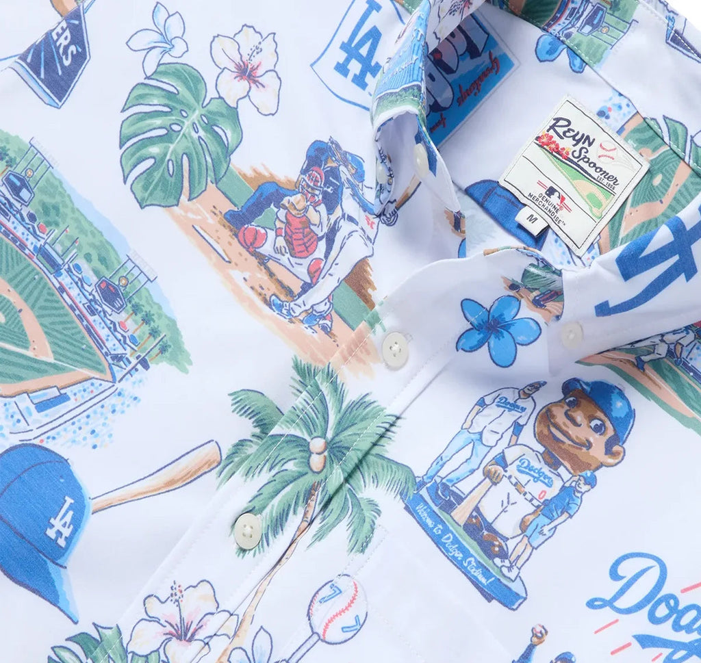 Free_Shipping_dodger_waiian_shirt