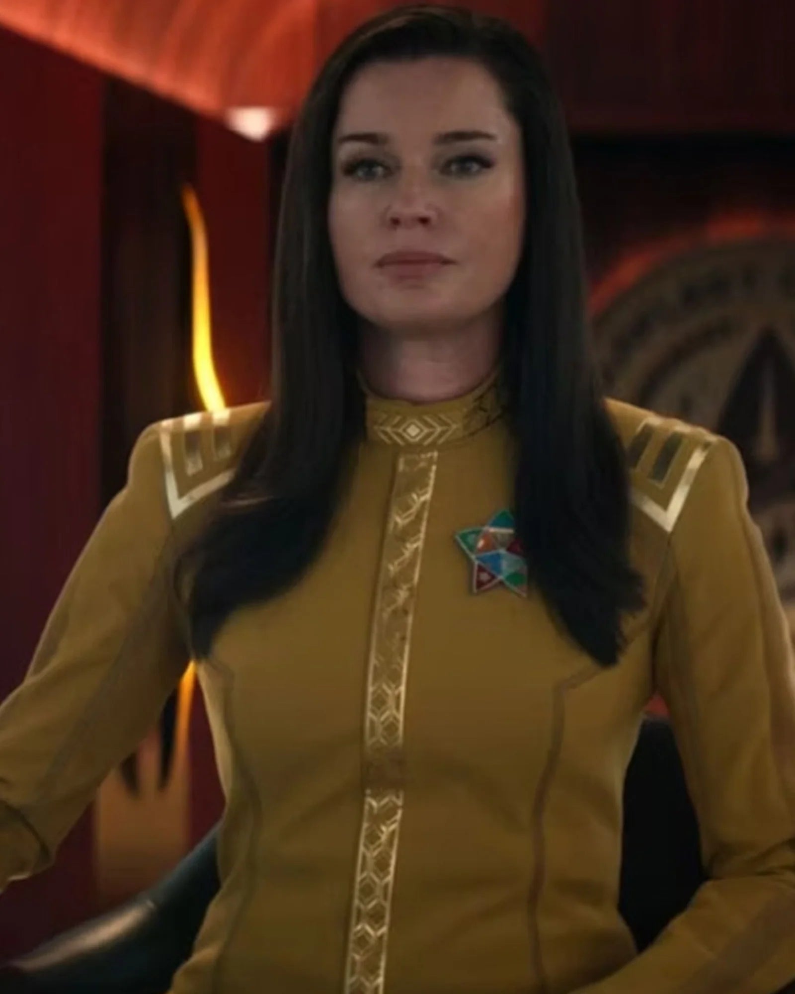 FrontView-Of-SNW-Una-Chin-Ri­ley-Yellow-Jacket
