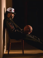 Derrick Rose Retirement 2026 Black Leather Jacket