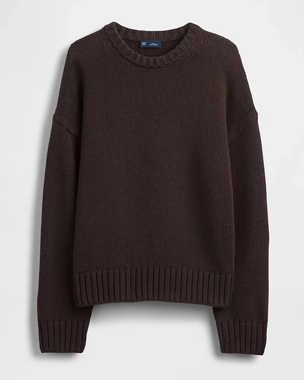 GAP-100-Cotton-Sweater-Brown