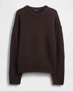 GAP-100-Cotton-Sweater-Brown