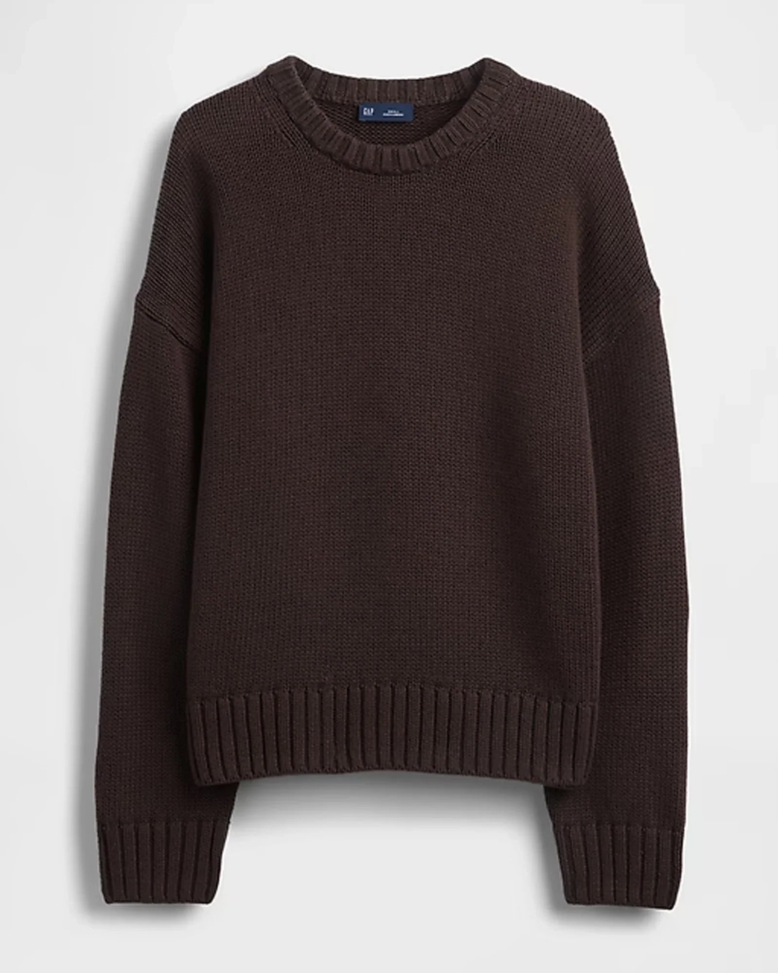GAP-100-Cotton-Sweater-Brown
