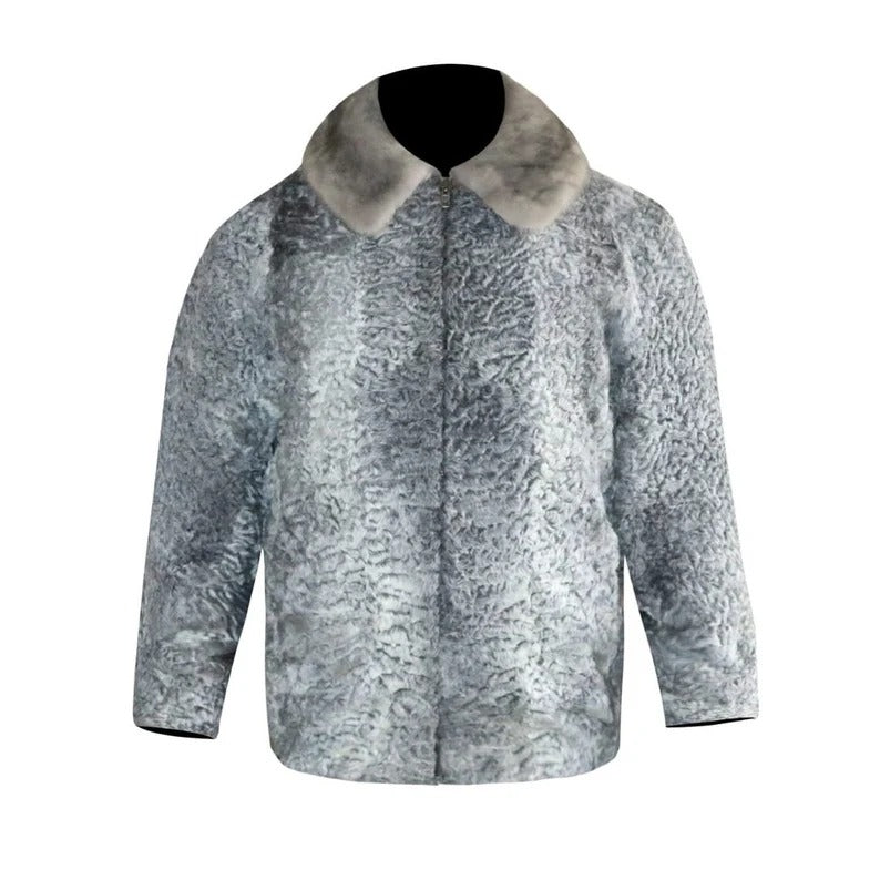 GRAY Shearling Jacket