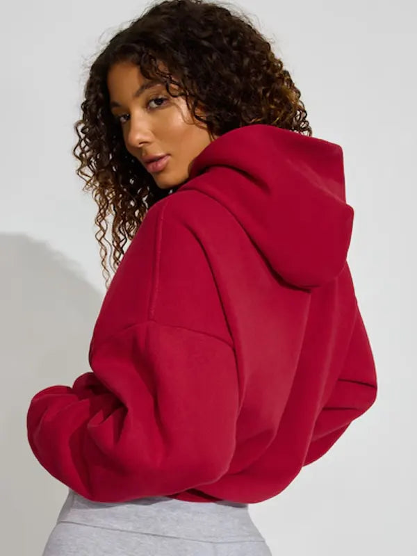 Garage Ultrafleece Hoodie Jester Red Back