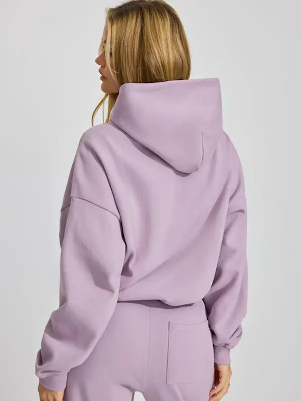 Garage Ultrafleece Hoodie Purple Back