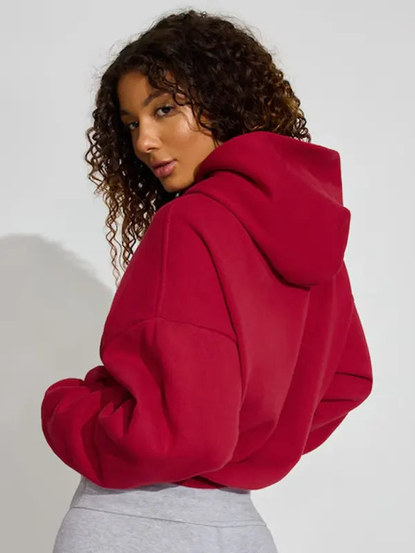 Garage Ultrafleece Hoodie Red Back