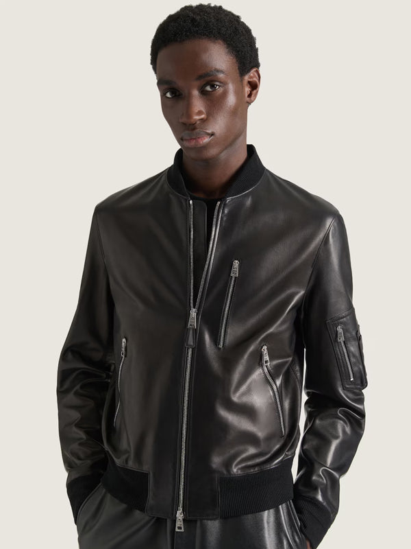 Givenchy-Leather-Jacket-Black