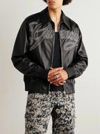 Givenchy-Logo-Embellished-Studded-Bomber-Real-Leather-Jacket