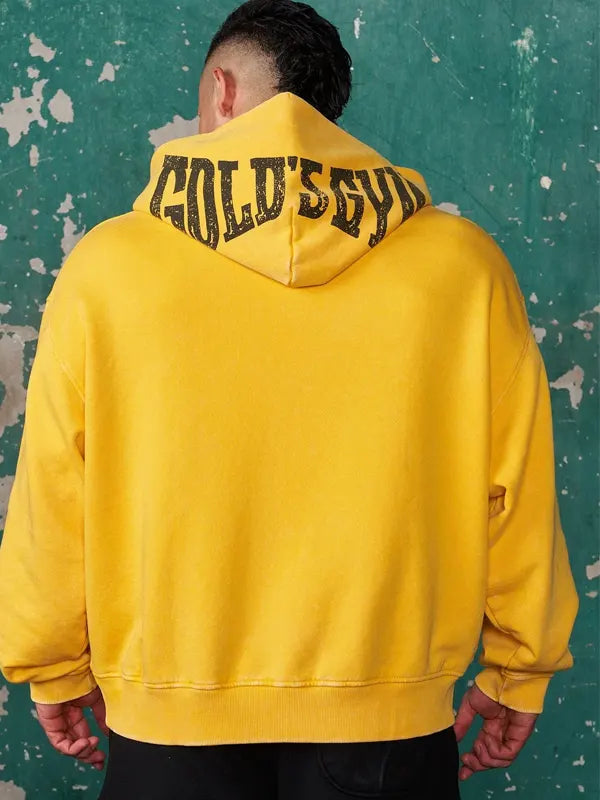 Gold’s Gym Youngla Hoodie Yellow Back
