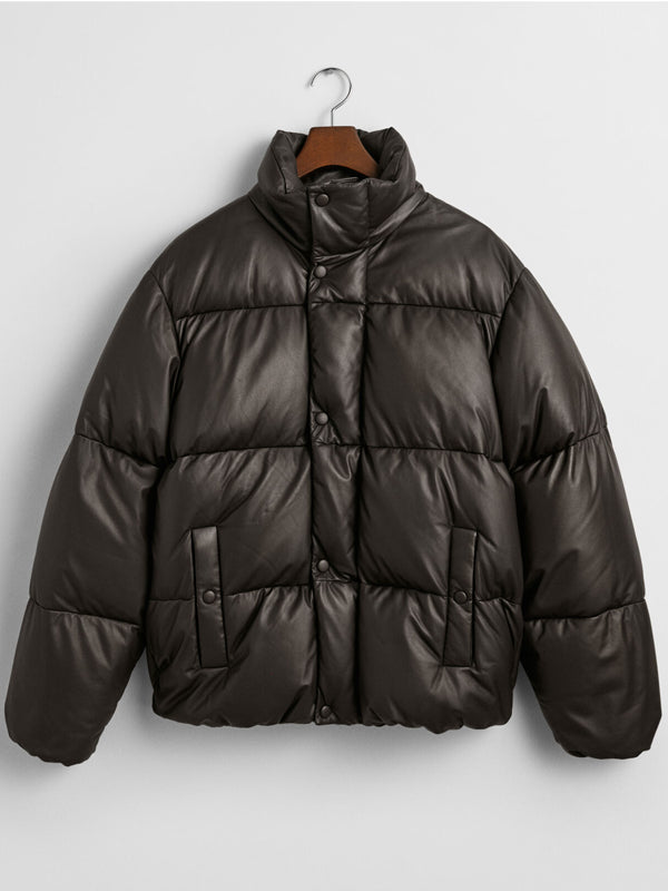 Goose-Down-Leather-Puffer-Jacket-Deep-Brown