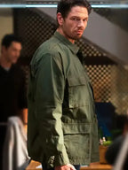 Green cotton jacket Jon Beavers style
