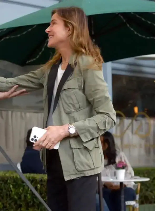 Green cotton jacket Liz Green S02