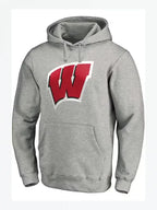 Grey Wisconsin Badgers Hoodie