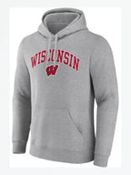 Grey Wisconsin Badgers Hoodie