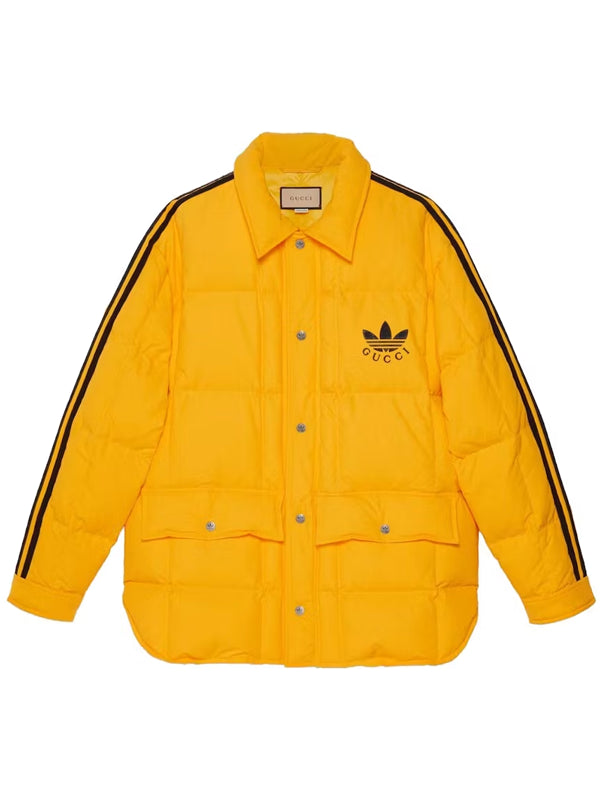 Gucci-X-Adidas-Nylon-Down-Jacket-yellow