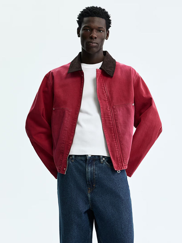 HM-Short-Workwear-Jacket-Red