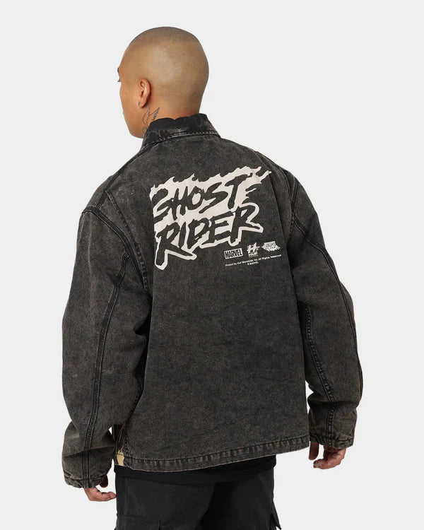 HUF Ghost Rider Jacket Denim