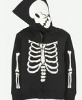 Black Skeleton Halloween Hoodie
