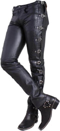 Handmade_Black_Leather_Pants_with_Side_Buckles
