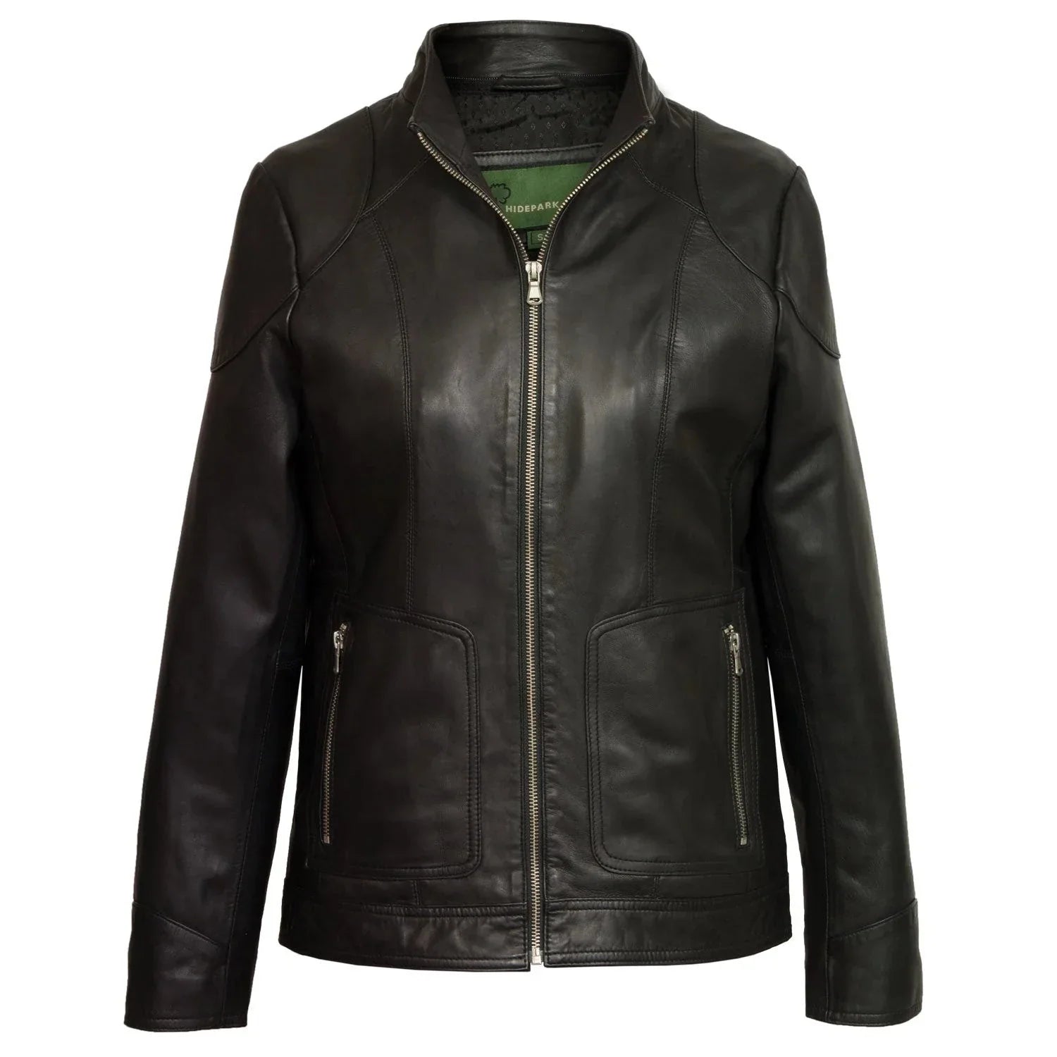 Black Hooded Jacket, Sheep Skin Jacket Zing Apparel